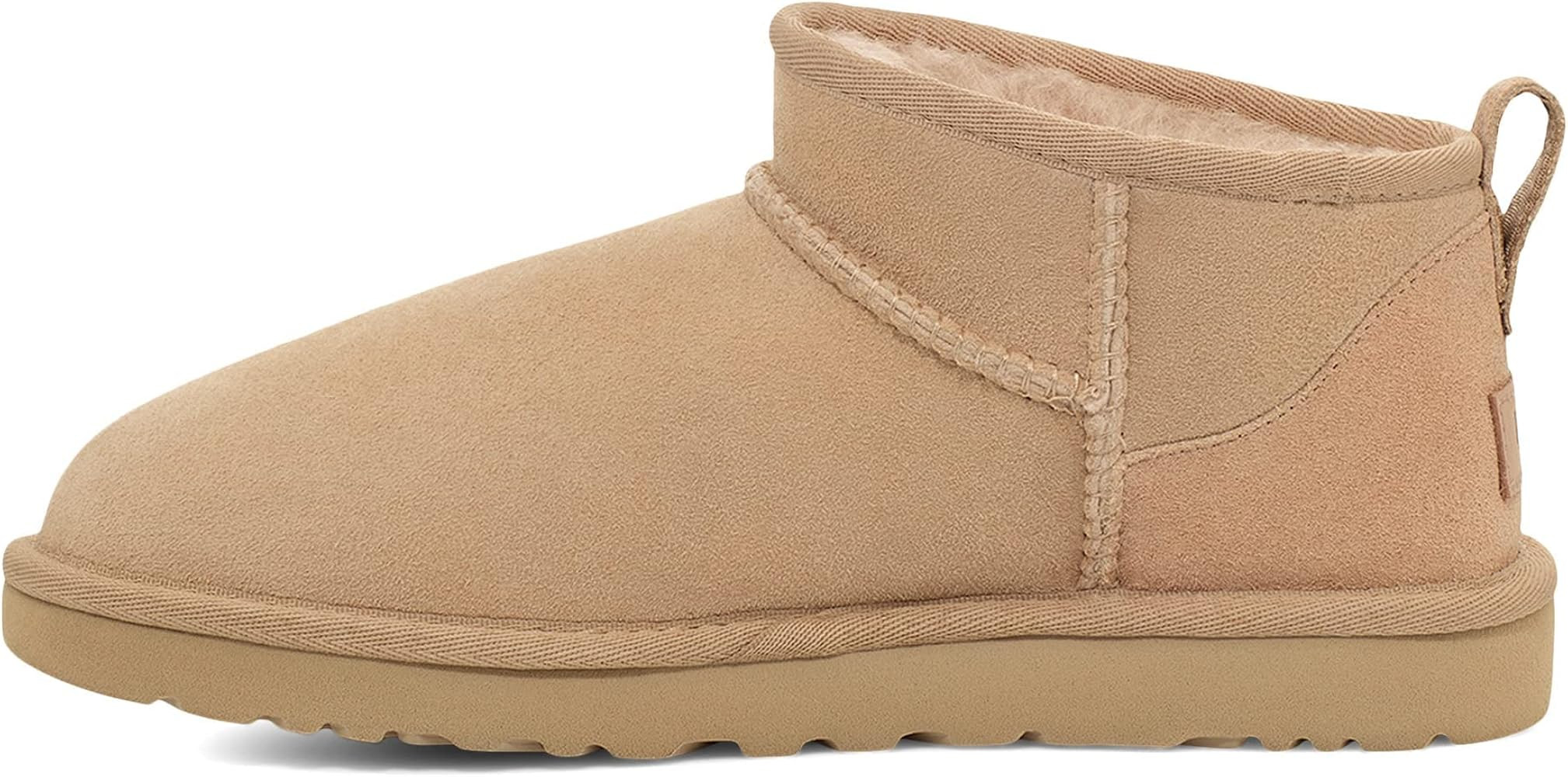 Amazon.com | UGG Women's Classic Ultra Mini Fashion Boot, Driftwood, 8 | Boots | Amazon (US)