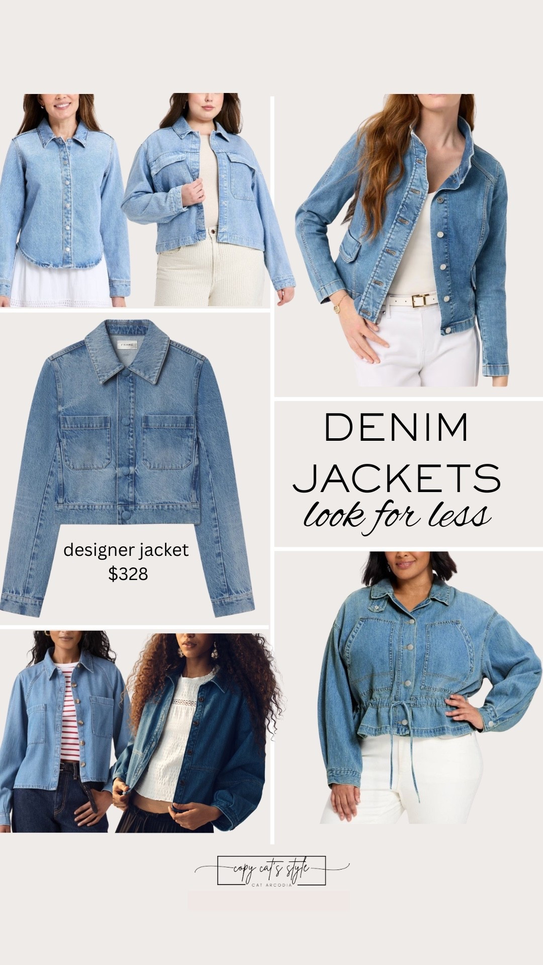 I’ve been on the hunt for the perfect denim jacket at a good price point. I found some for way less than the resigner brand. Target denim jackets, 