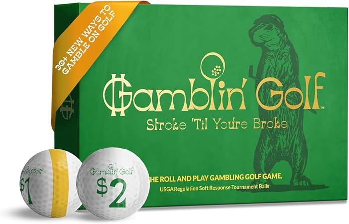 Gamblin' Golf - Roll and Play Gambling Golf Game - Take Your Friends Bankroll - Golf Betting Game... | Amazon (US)