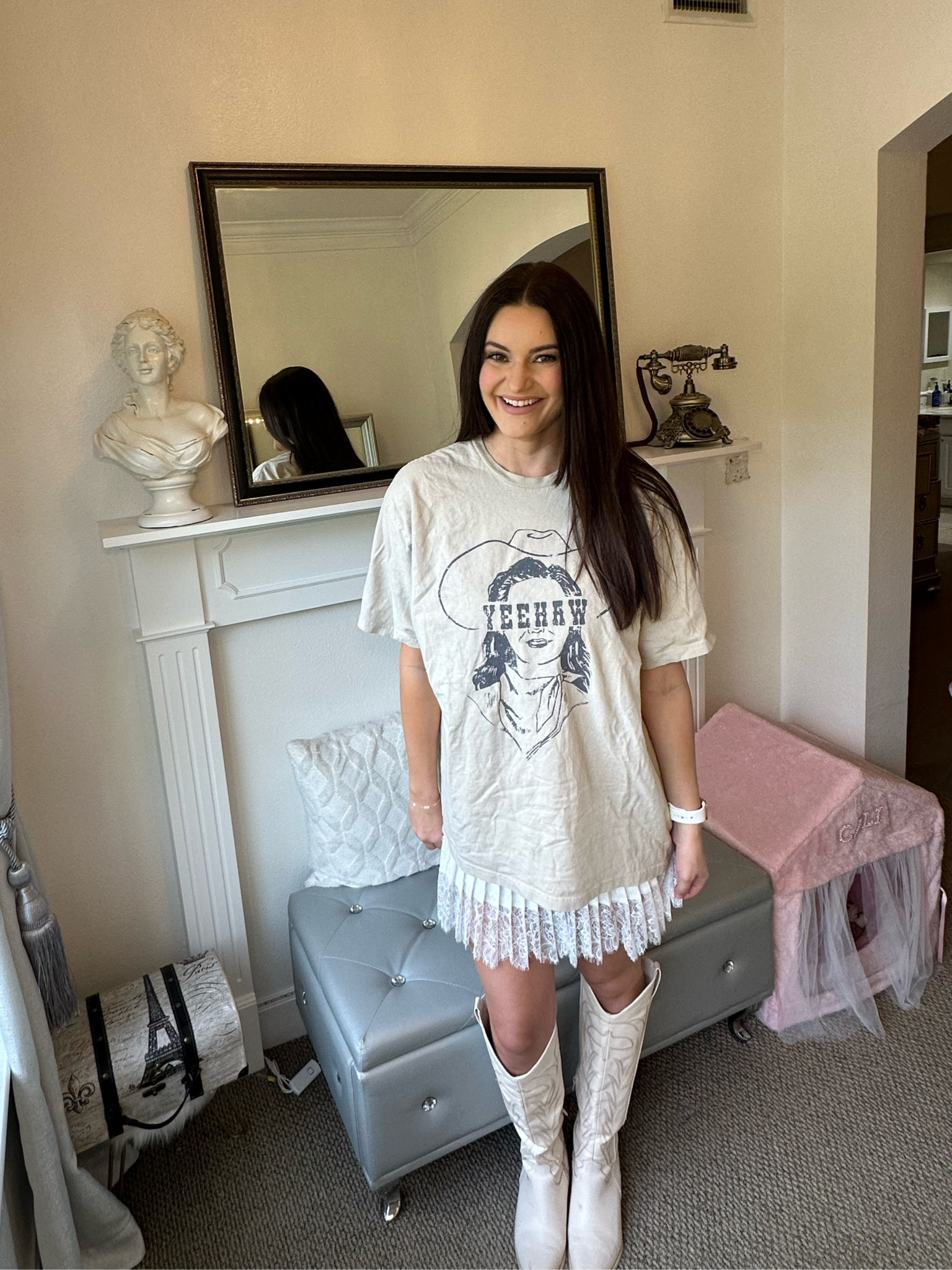 Lace skirt
Free people lace slip 

#LTKFindsUnder50 #LTKFindsUnder100 #LTKStyleTip