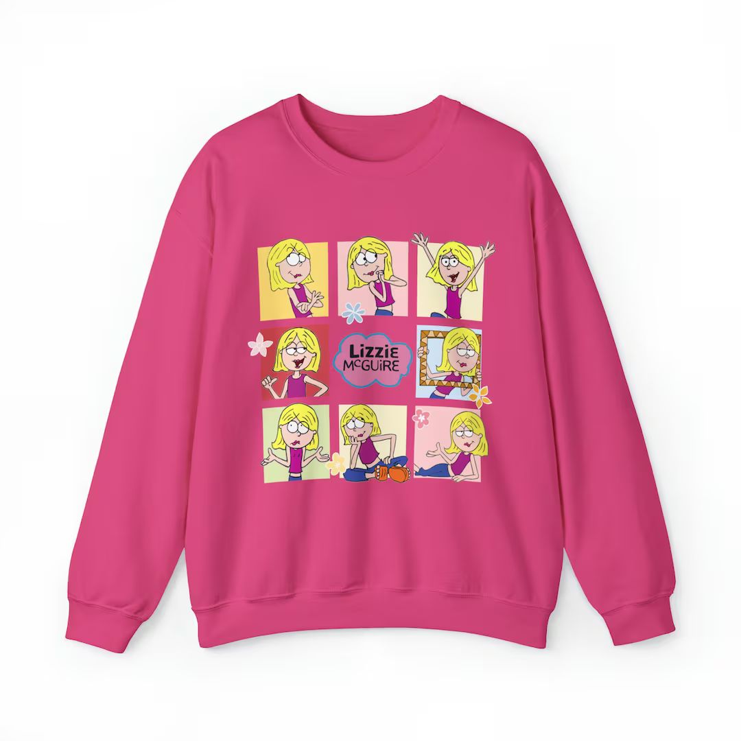 2000 TV Show Sweatshirt Lizzie Mcguire Inspired Sweatshirt - Etsy | Etsy (US)