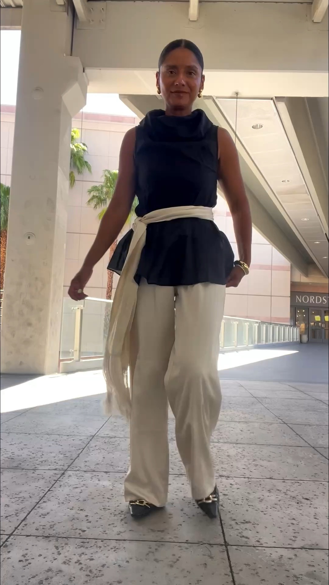 Top is HM pants are Abercrombie. Tassel belt Zara