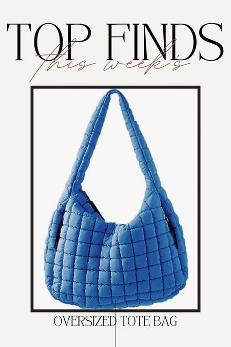 Oversized, puffy, tote bag, blue bags, bags for spring

#LTKSpringSale #LTKSeasonal #LTKGiftGuide