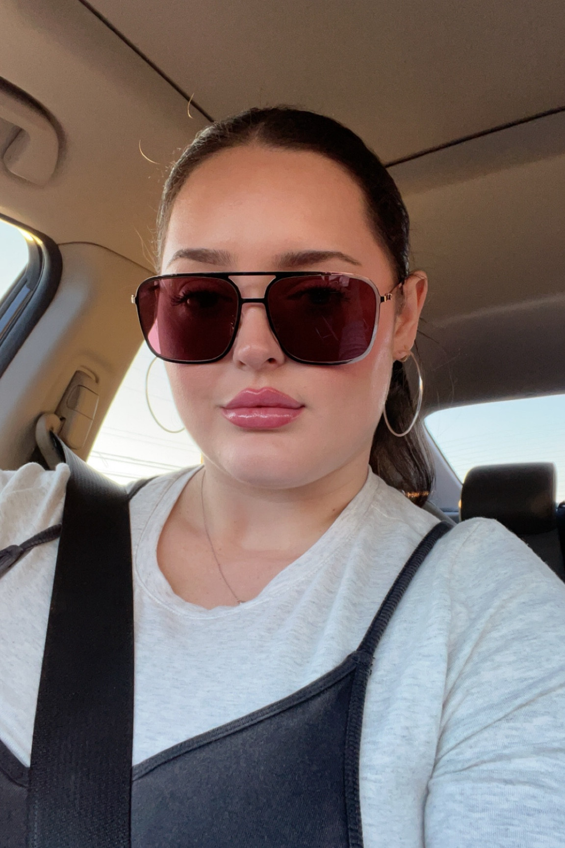My fave designer sunglasses! So lightweight and doesn’t give me a headache! I am wearing a discontinued color, but the linked gold color is STUNNING 

#LTKMidsize