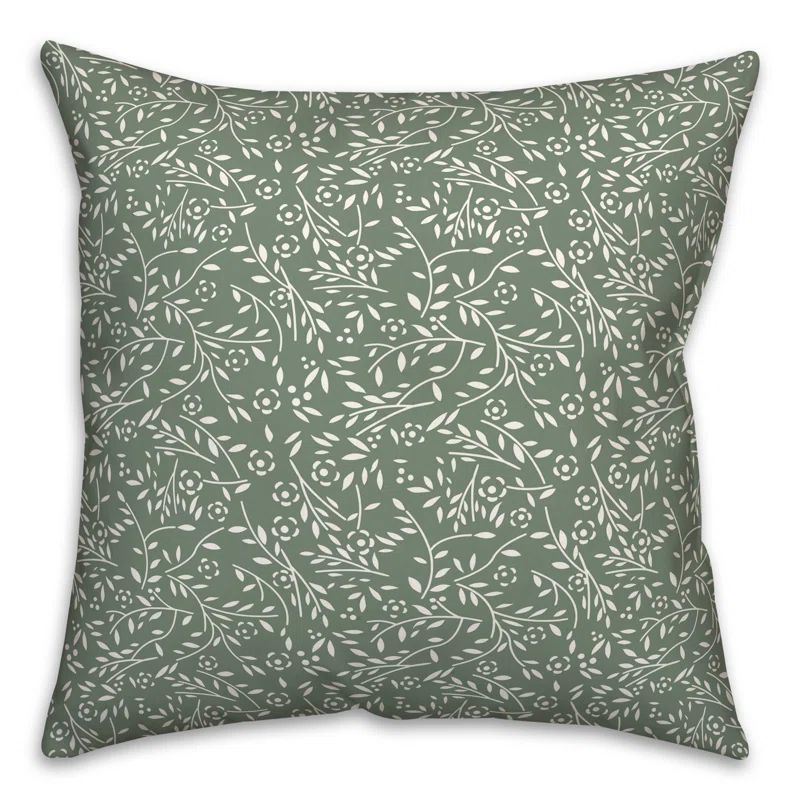 Deune Floral Indoor/Outdoor Throw Pillow | Wayfair North America
