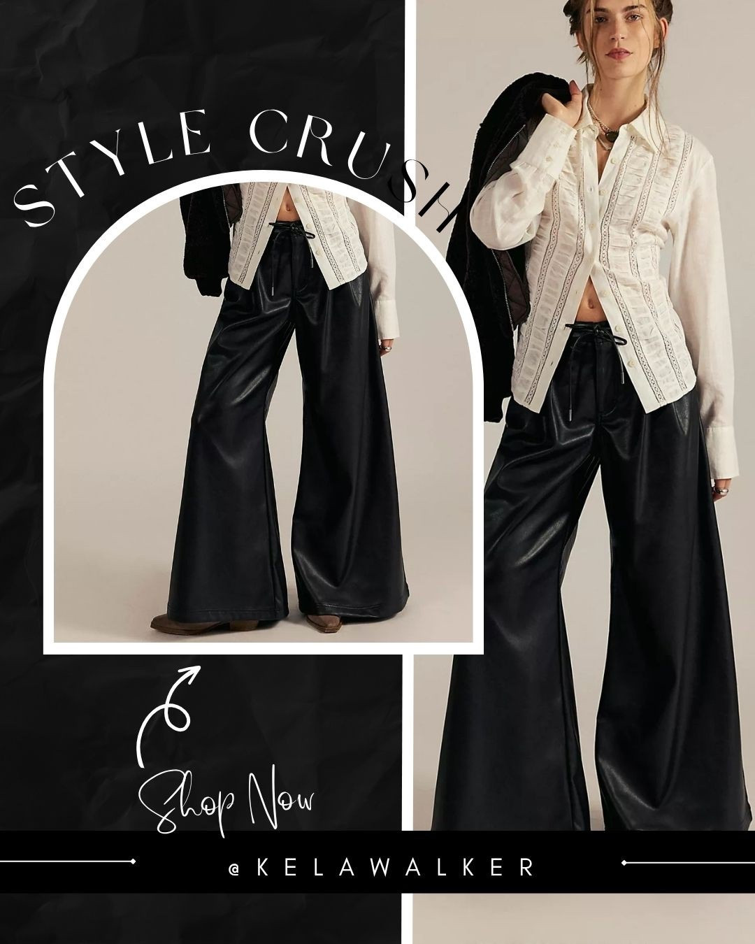 These pants change everything

Wide leg leather pants are one of those pieces that instantly shift an outfit from simple to intentional. This pair moves beautifully, has that relaxed trouser shape, and works with everything. You can dress them up with a sharp blouse or dress them down with a knit or tee and they still feel elevated. They’re the kind of faux leather trousers that turn even a casual look into something polished.

Style tip
Balance the volume with a fitted top or structured layer so the wide leg keeps its shape and the outfit looks clean and effortless.

#LTKWorkwear #LTKActive #LTKOver40