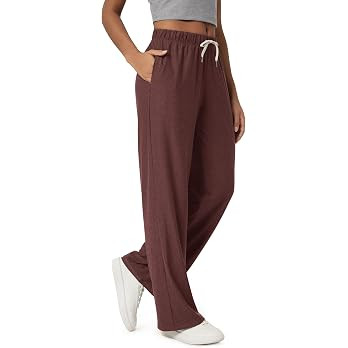 ODODOS Women's Straight Leg Pants Ultra Soft odSTRATUM Tech Relaxed Casual Pajama Lounge Pants wi... | Amazon (US)