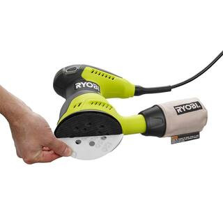 RYOBI 2.6 Amp Corded 5 in. Random Orbital Sander-RS290G - The Home Depot | The Home Depot