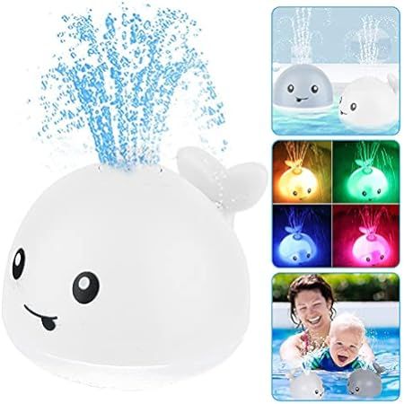 2022 Upgraded Baby Bath Toys, 1500 mAh Rechargeable Bath Toys with Double Layer Waterproof, Light... | Amazon (US)