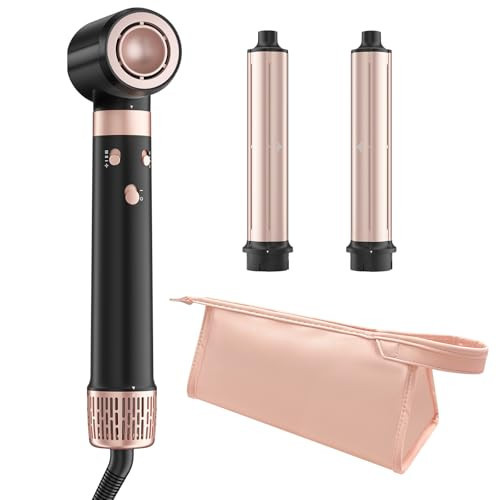Dual Voltage 3 in 1 Hot Hair Styler – High-Speed Hair Dryer with Air Styler with Long Barrel Air Styler, European Hair Tools Styling, Fast Drying and Quick Styling, Travel Case,Gifts for Women | Amazon (US)