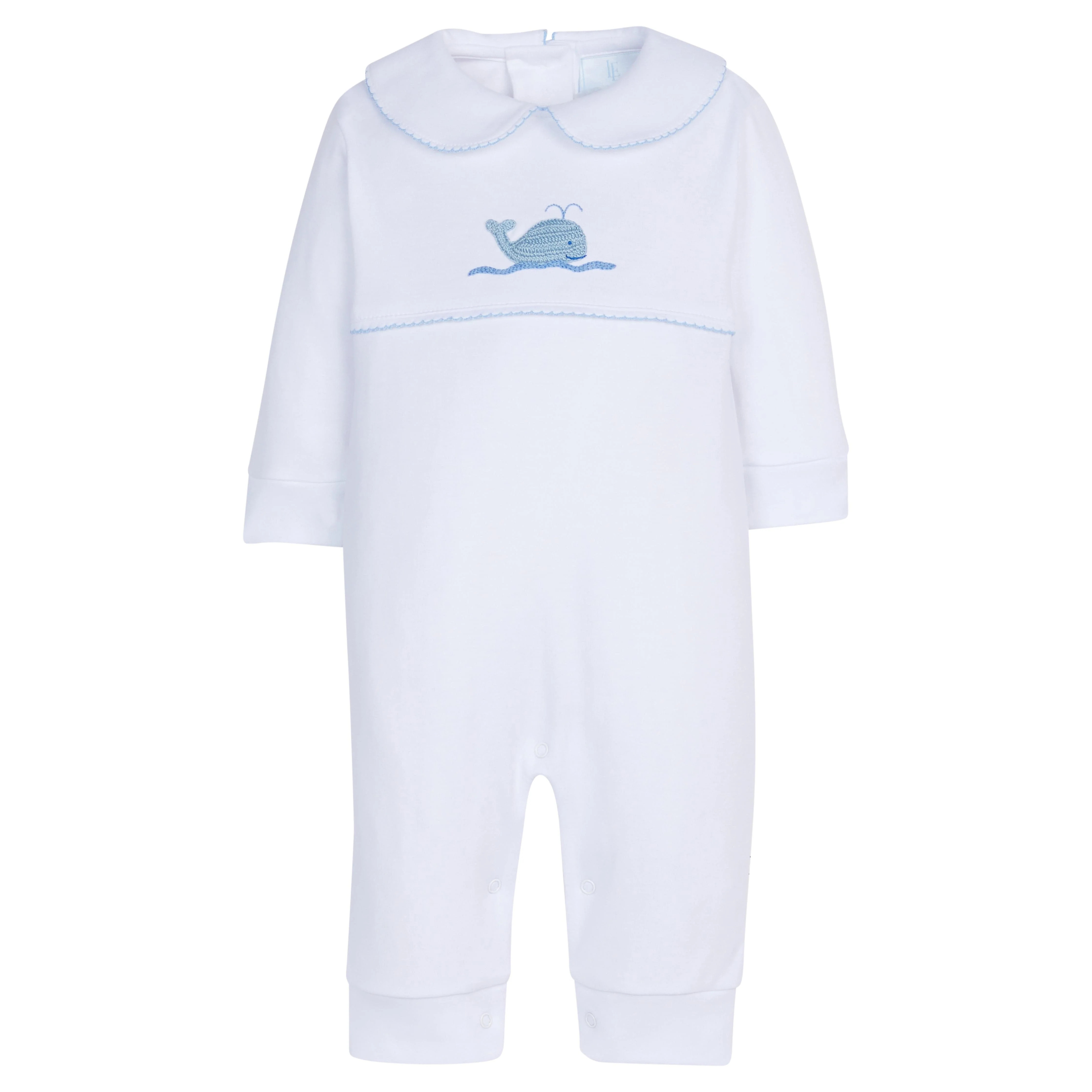 Blue Whale Crochet Playsuit | Little English