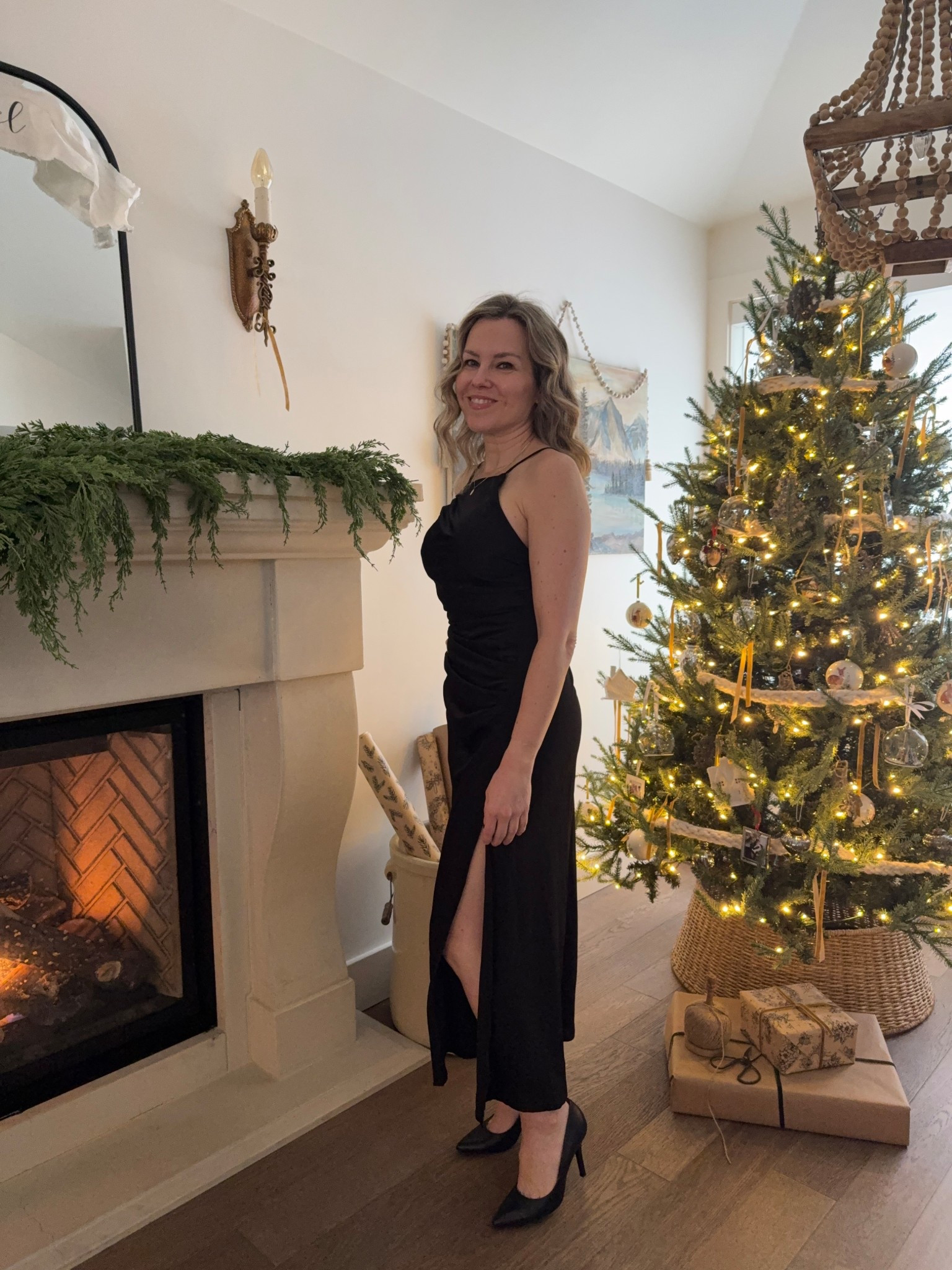 I’m not a fashionista but I bought this dress years ago and still haven’t worn out it! So I thought today’s the day. At least the Christmas tree can enjoy it. I’ve found similar black dresses if you need a holiday dress this year, you just want to wear it around the house. #blackdress #holidaydress #christmasdress #partydress

#LTKHoliday #LTKSeasonal #LTKootd