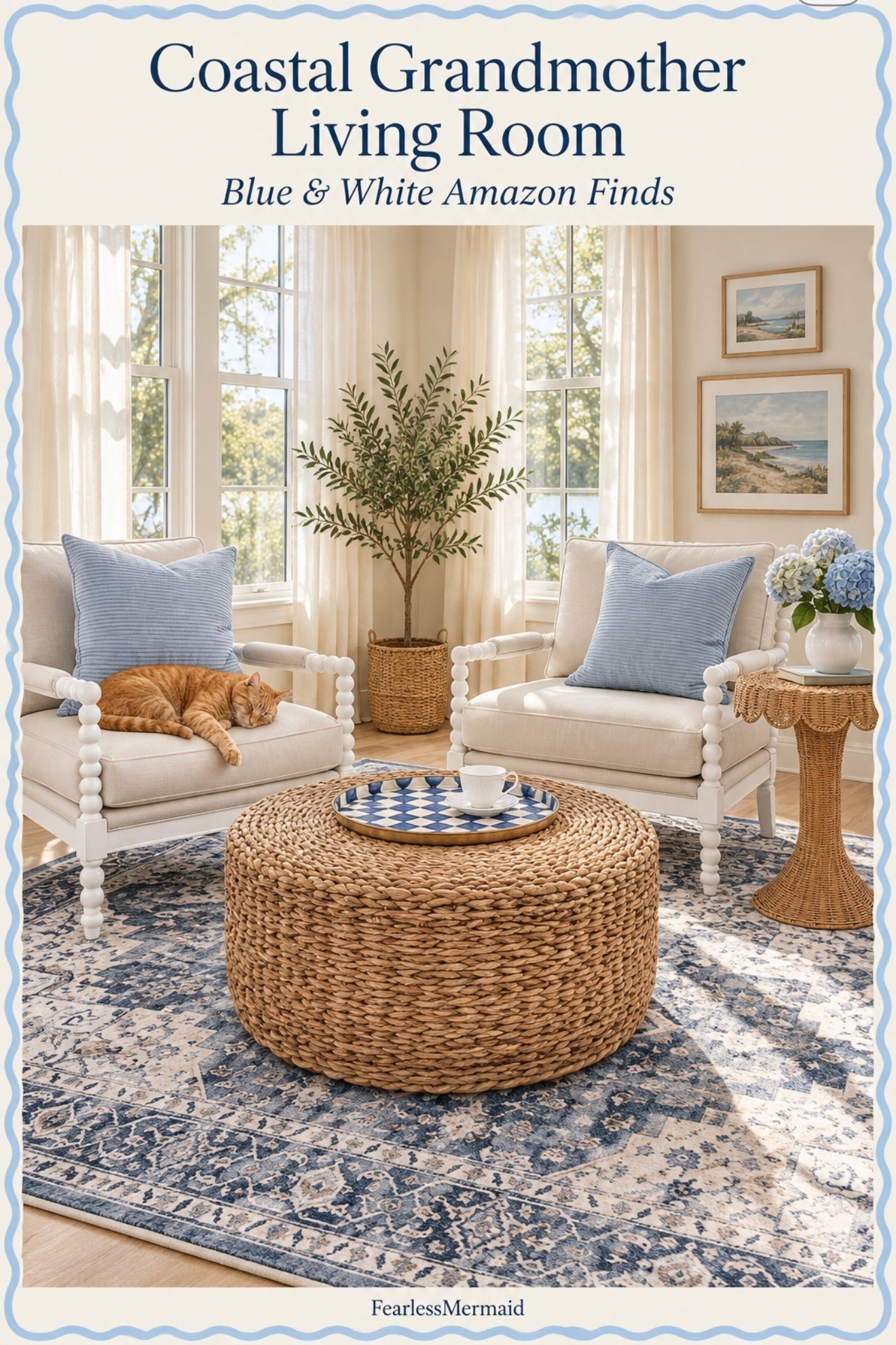 my favorite spot in the house #coastalstyle #coastal grandmother

#LTKSeasonal #LTKHome