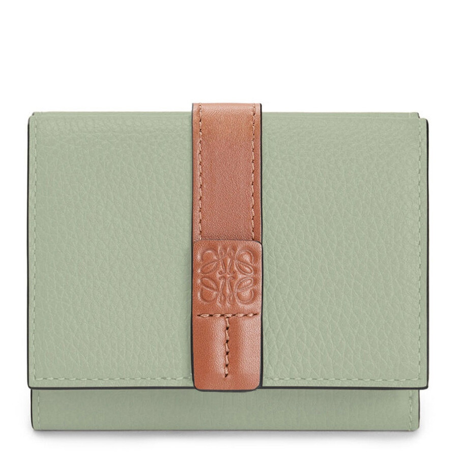 Trifold Calfskin Wallet - Rosemary/Tan | Jomashop.com & JomaDeals.com