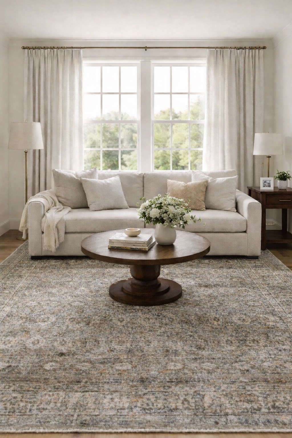 A fave of ours and it’s on sale! 🤍

This is one of those rugs we genuinely love because it does so much without overpowering a space. The soft blue, sage and gray tones warm things up, the pattern adds quiet interest, and it works beautifully with neutral furniture year-round. 

neutral area rug, cozy living room, living room rug, traditional neutral rug

#LTKSaleAlert #LTKHome #LTKSpringSale
