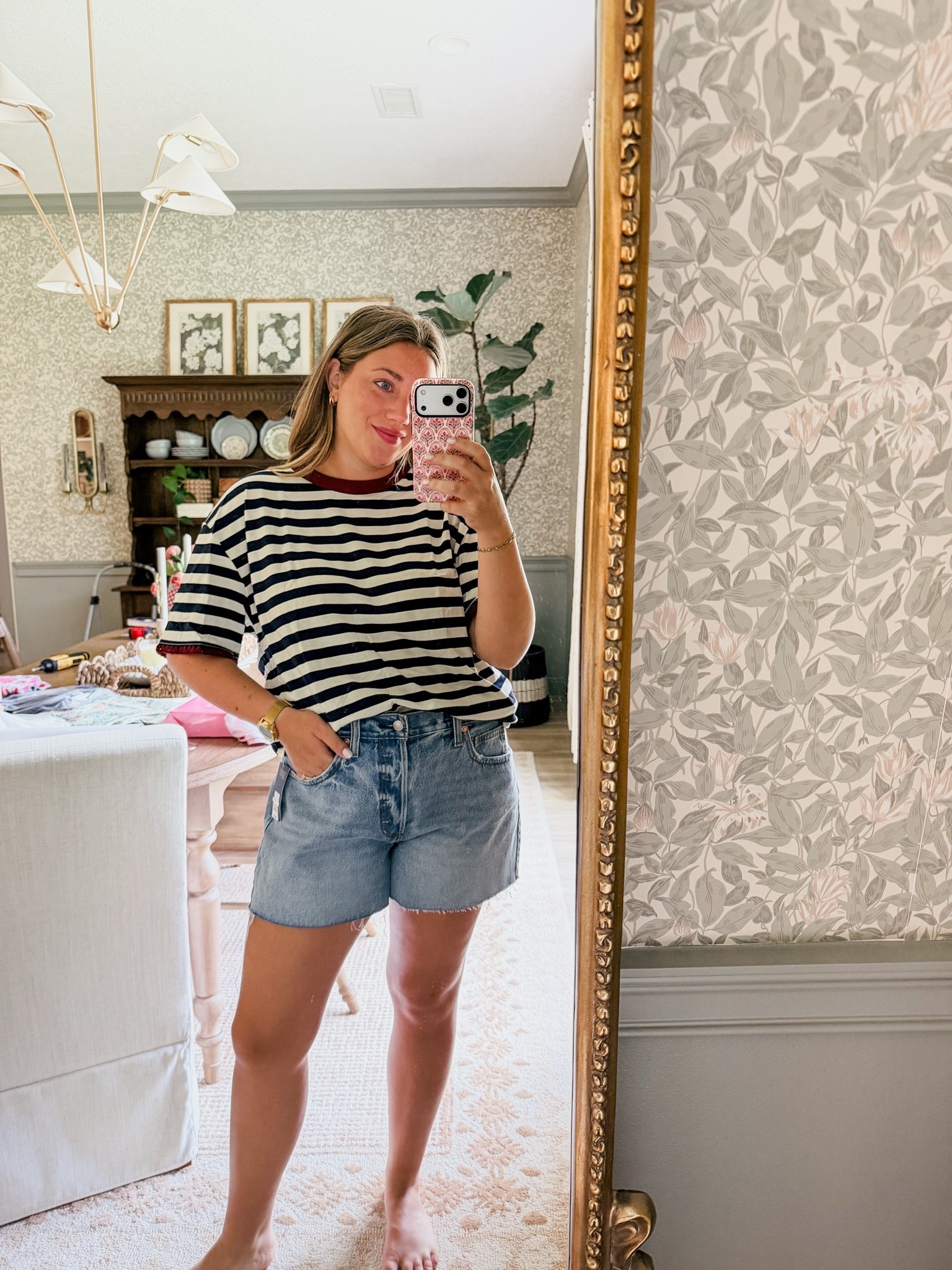 Would size down in shorts. Cutest Amazon tee with embroidery on the sleeve 

Amazon target ootd

#LTKootd #LTKSeasonal