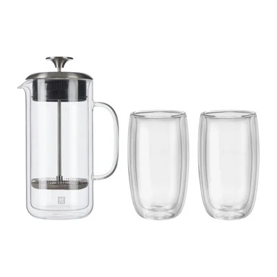 ZWILLING Sorrento Double Wall French Press and Latte Glass | Wayfair North America