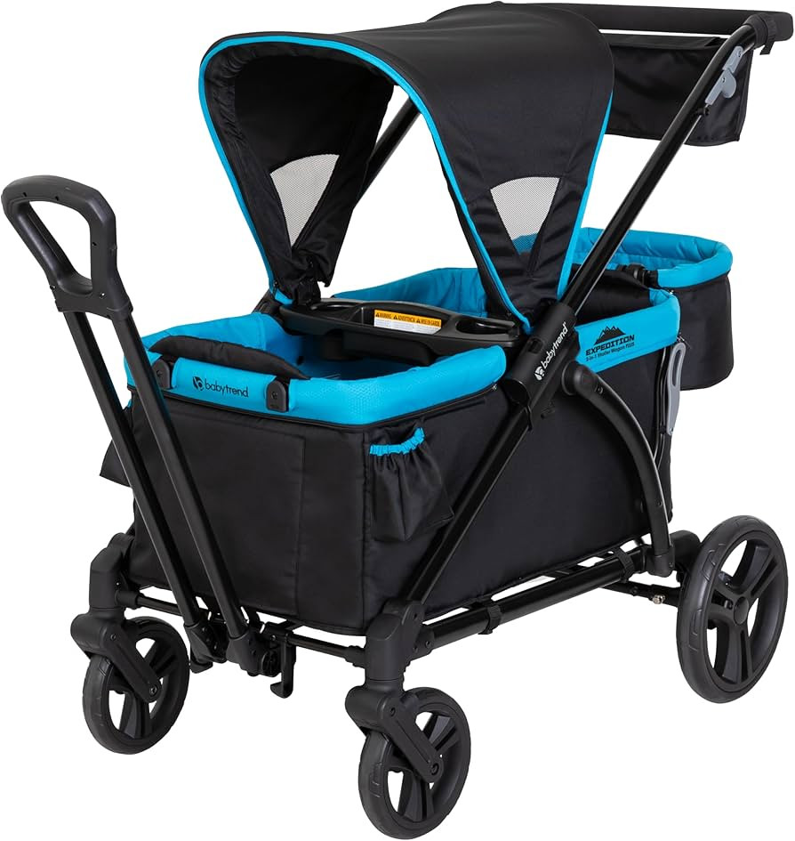Baby Trend Expedition 2-in-1 Stroller Wagon PLUS, Ultra Marine | Amazon (US)