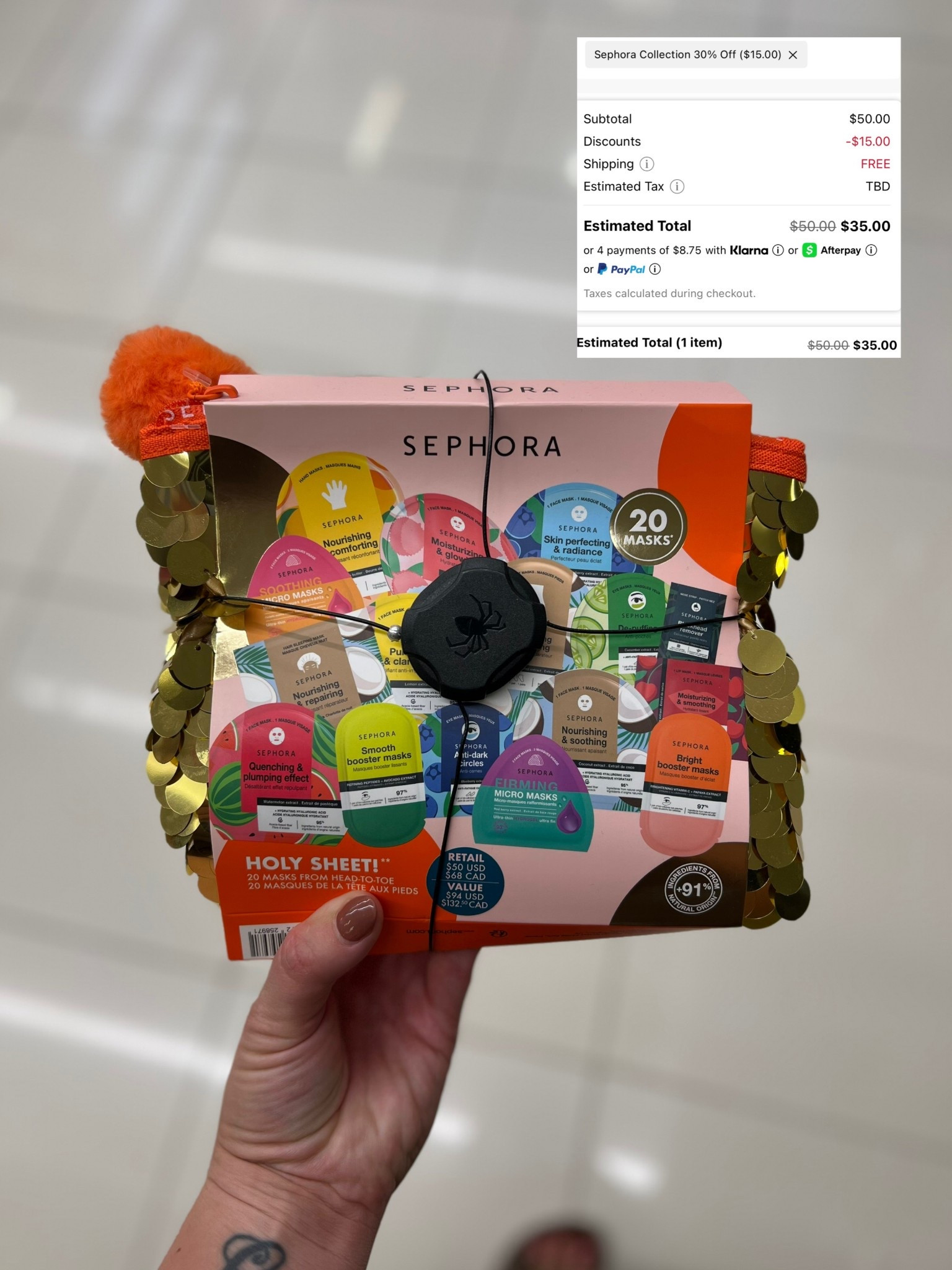 Sephora Collection Holy Sheet Set - you will get 20 mask for $35 w/code EVERYTHING 
This is absolutely amazing gift idea for a teen girl | for her!! 

#LTKBeauty #LTKGiftGuide #LTKHoliday