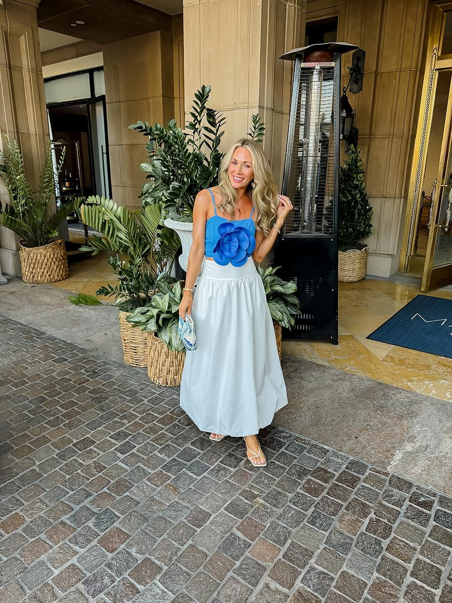 Wearing an xs in top and small in skirt. This is the cutest summer date night, girls night, vacation outfit, etc. This beaded bag is absolutely gorgeous! Amazing quality 

 #LTKSeasonal