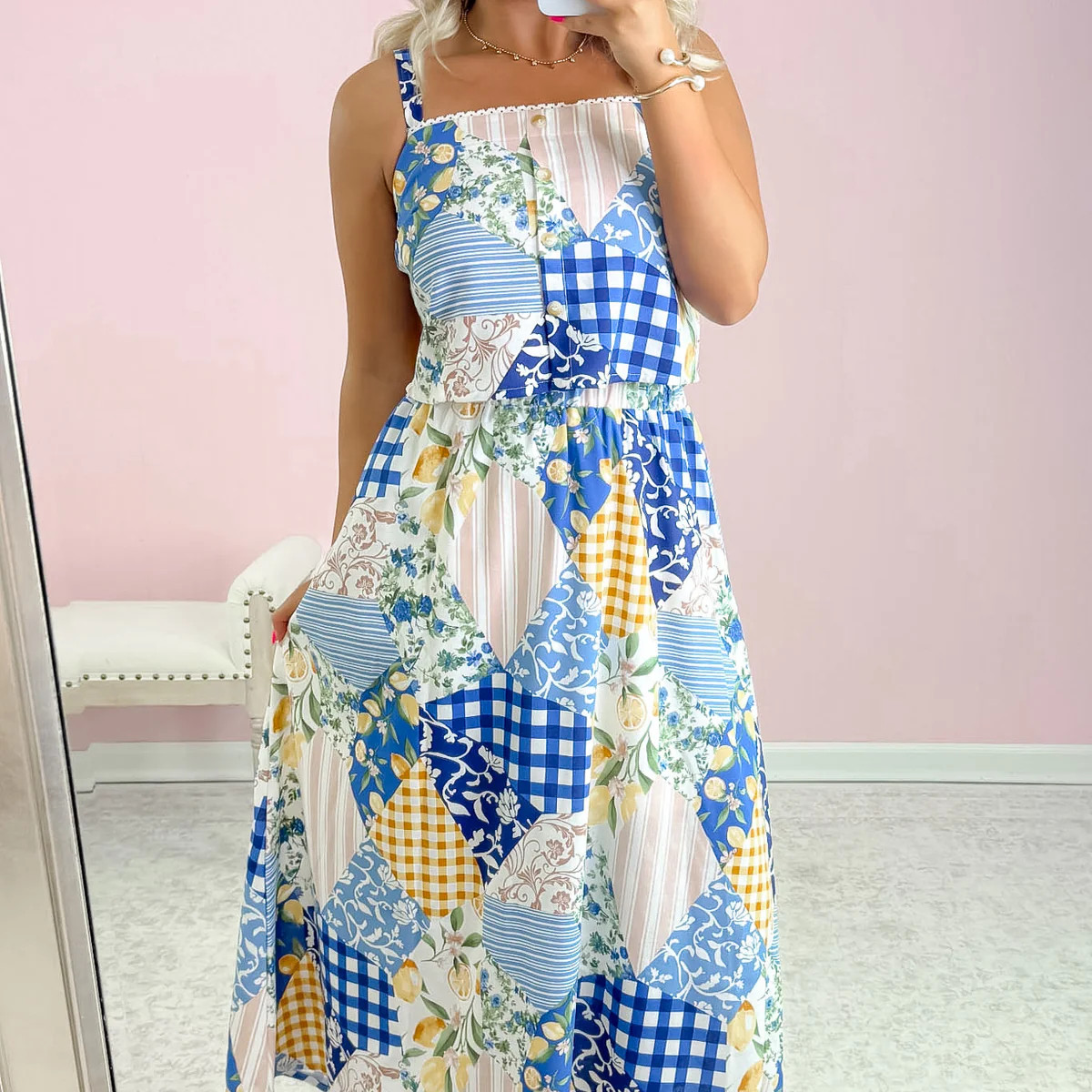 Italian Countryside Set | Patchwork Summer Skirt | Poppy Jane