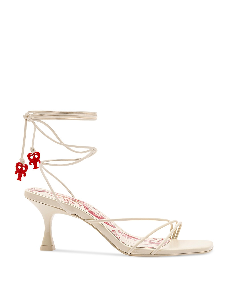 Larroude Women's Nadia Square Toe Strappy Mid Heel Sandals | Bloomingdale's (US)