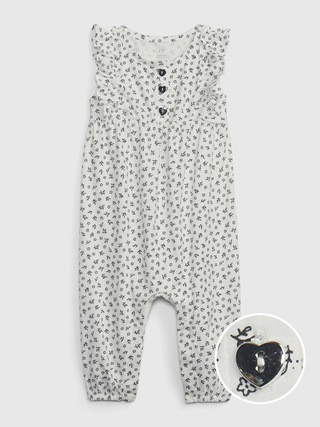 Baby 100% Organic Cotton Floral One-Piece | Gap (US)