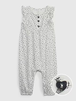 Baby 100% Organic Cotton Floral One-Piece | Gap (US)