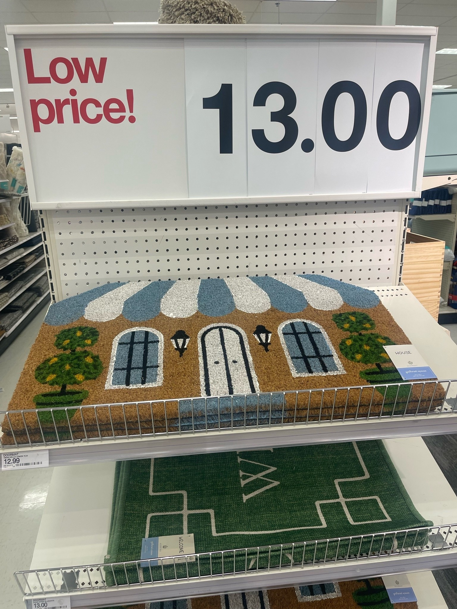 Cute new doormats for spring at Target only $13!! 

Doormat, welcome mat, spring porch, spring welcome mat, porch refresh.