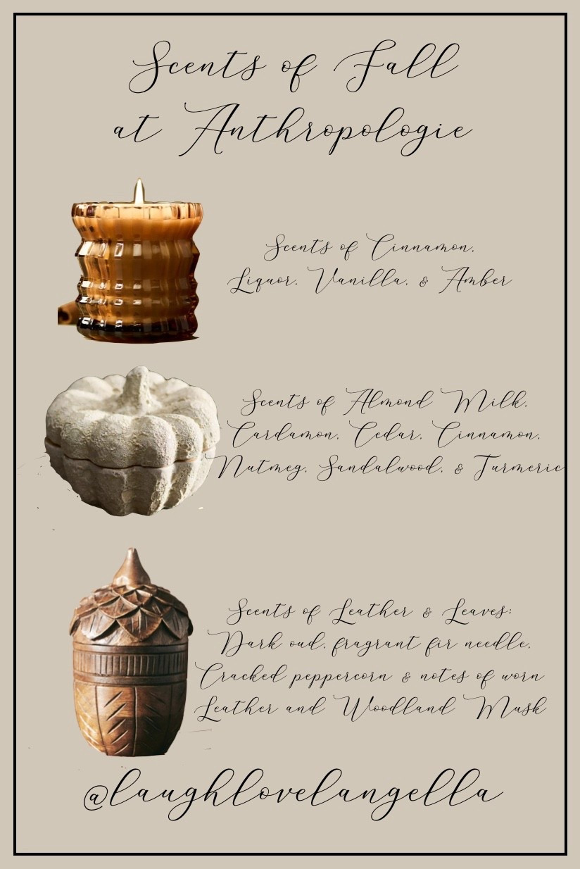 Seasonal scents for Fall

#LTKSeasonal