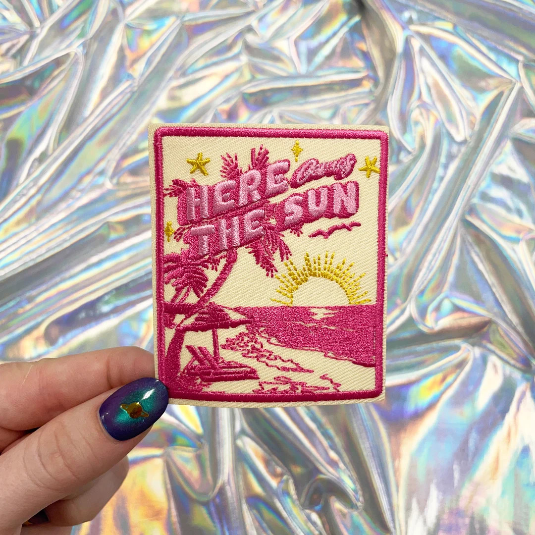 Here Comes the Sun Patch, Iron on Patch, Beach Patch, Summer Patches, Hat Patches, Vacation Patch... | Etsy (US)