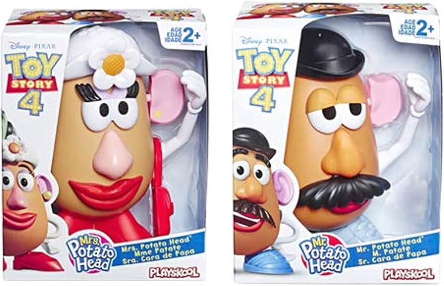 Toy Story 4 E3069EU4 Classic Mrs Potato Head-Set of 2, Multi | Amazon (US)