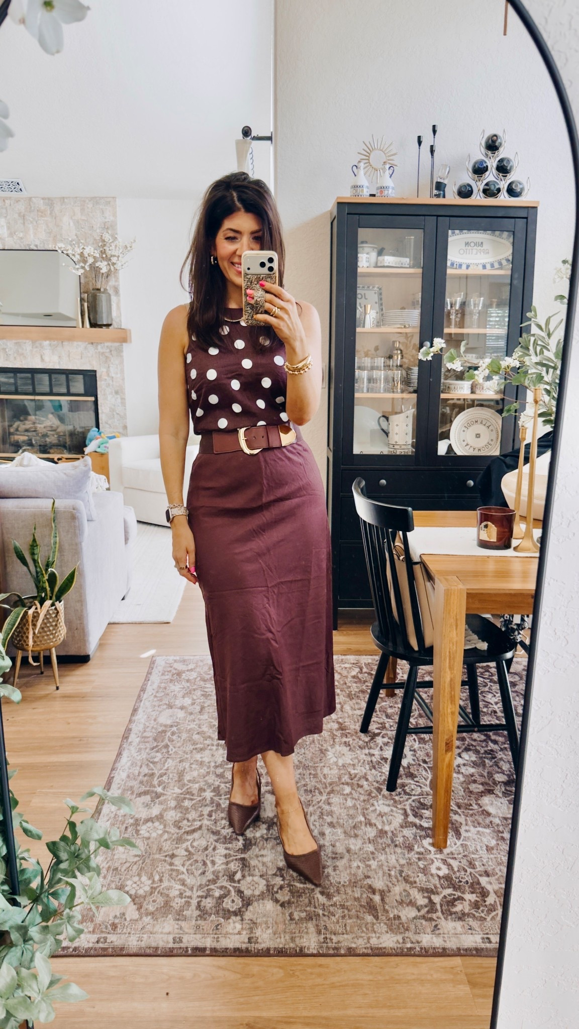 Hat I wore to the office
In a medium polka dot top but could have sized down
Medium linen skirt


#LTKSaleAlert #LTKWorkwear #LTKMidsize