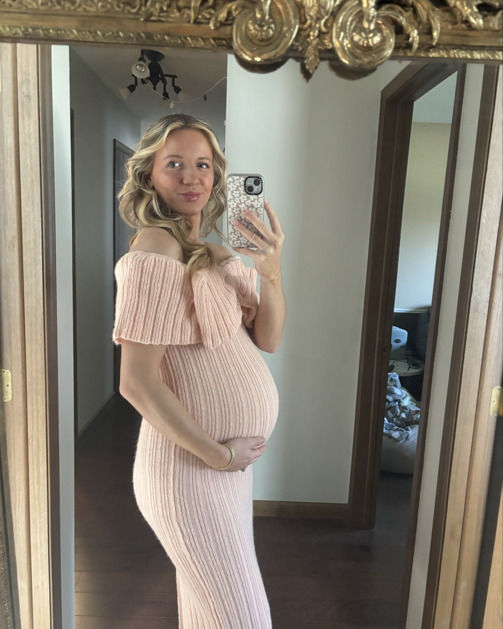 The most perfect pink dress for your baby bump 🥹♥️ plus you can wear it after too! 

#LTKStyleTip #LTKBaby #LTKBump