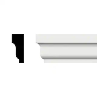 1-5/8 in. x 5/8 in. x 96 in. Shingle Moulding, PVC | The Home Depot