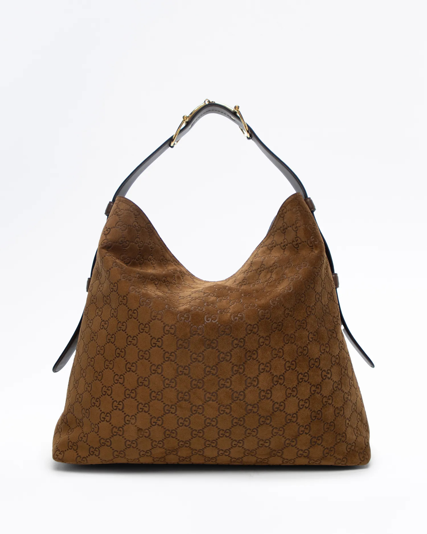 Suede Gucci Beatrix Large Tote Bag | Vivrelle