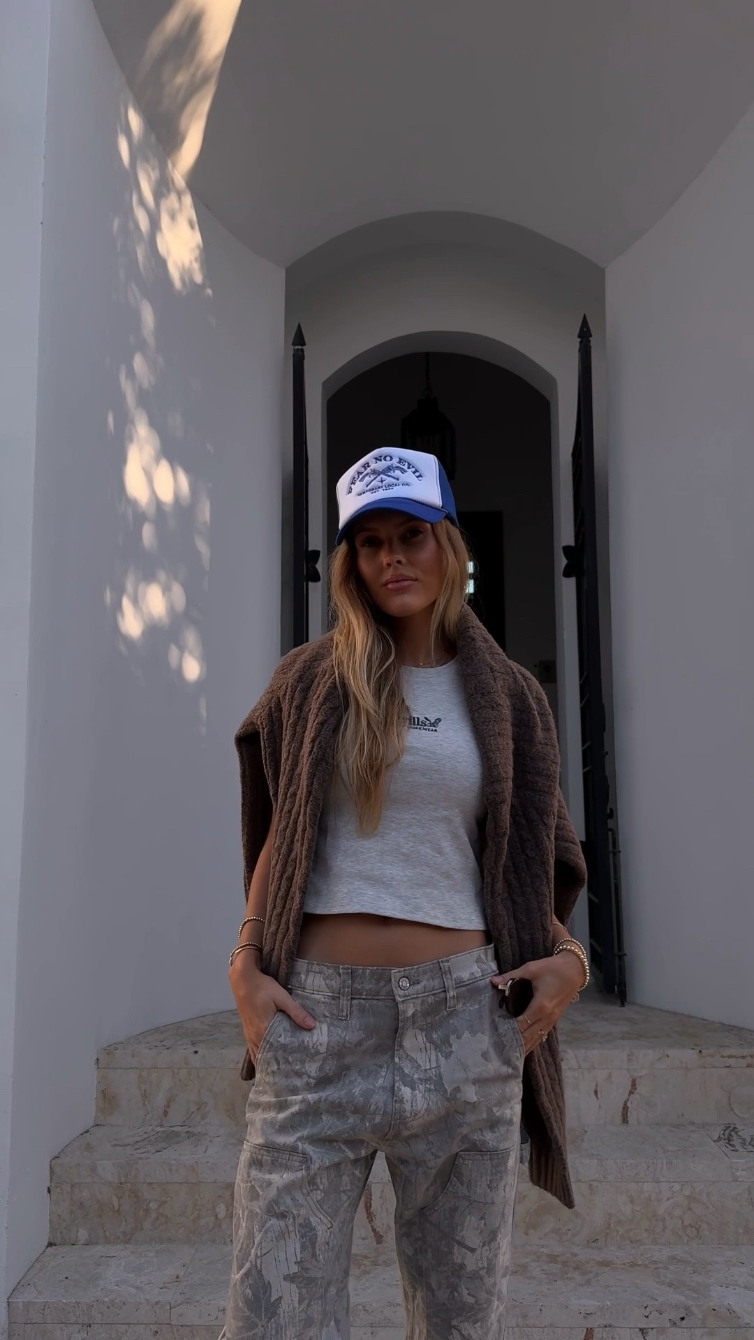 Trucker hat is my original design coming soon Temporary Local Co. 💙 
Sizing:
Baby tee — S
Sweater — L
Camo pants — 28x30

Trucker hat style, fall outfit ideas, Ugg boots, platform boots, fall fashion, casual style, Black Friday deals, Amazon fashion, holiday gift guide 

#LTKFindsUnder100 #LTKCyberWeek #LTKGiftGuide