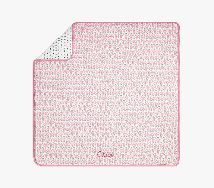 Roller Rabbit Oversized Muslin Baby Blanket | Pottery Barn Kids
