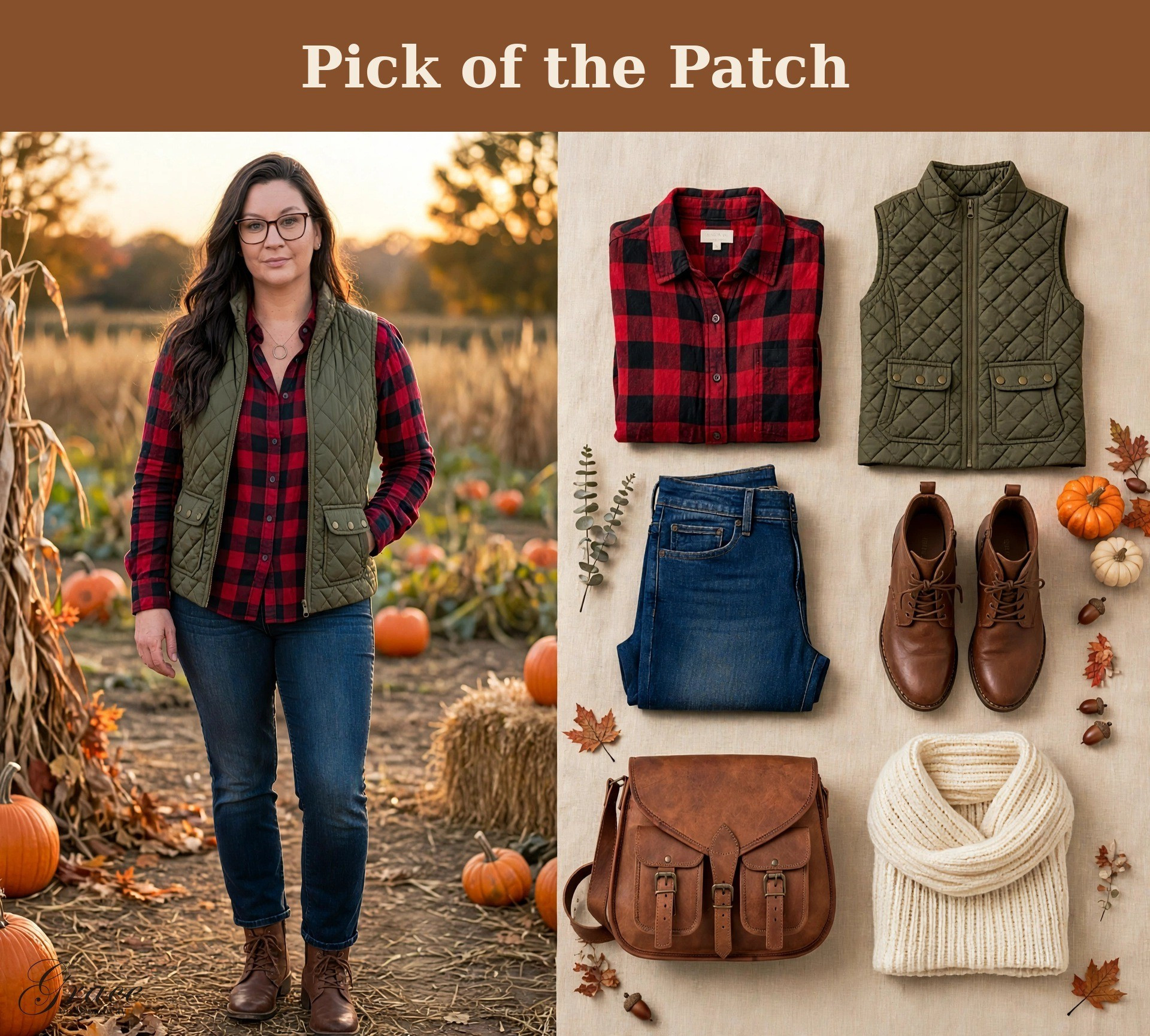 Pumpkin patch days are coming up — are you ready?! October is here and so is all the fall fun... and the fall clothes! 🎃I'm living in cozy flannels, vests, and boots all season long! I put together my perfect pumpkin patch outfit — comfy enough for hayrides and cute enough for all the photo ops!Who's hitting the pumpkin patch this weekend?!#PumpkinPatch #FallOutfit #FallFashion #PumpkinPatchOutfit #AutumnVibes #CozyFall #SweaterWeather #FallStyle #Over40Fashion #AmazonFinds

#LTKOver40 #LTKmomlife #LTKdayinmylife