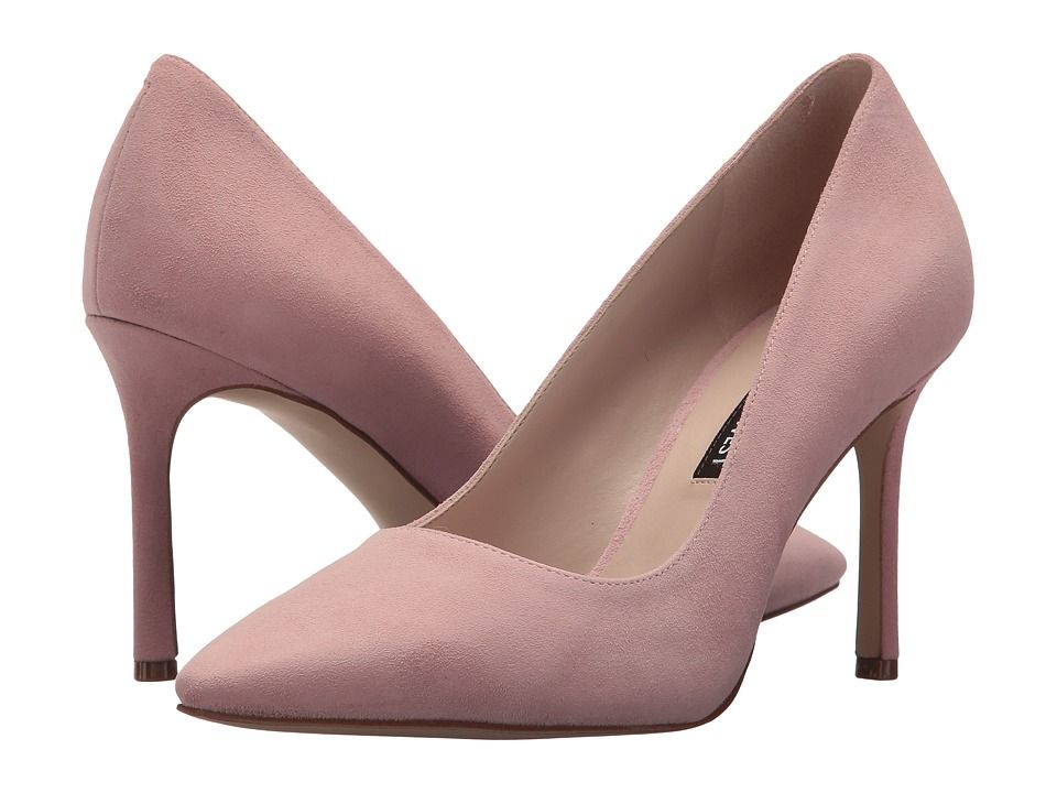 Nine West Emmala Pump (Light Pink Suede) Women's Shoes | Zappos