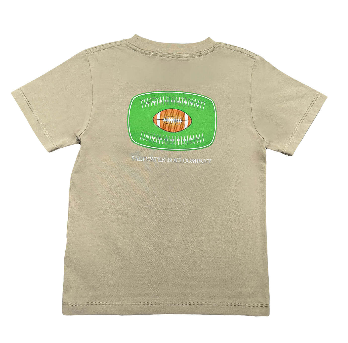 Football Boys Graphic Tee SS Taupe | Saltwater Boys Company