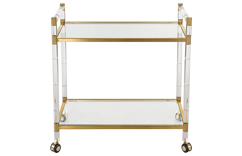 Fiona Bar Cart - Bronze | One Kings Lane