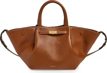DeMellier New York Leather East/West Tote in Caramel /mocha at Nordstrom | Nordstrom