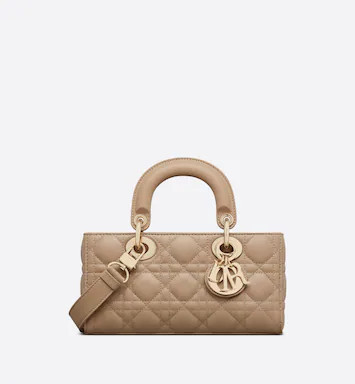Small Lady D-Joy Bag Hazelnut Cannage Lambskin | DIOR | Dior Couture