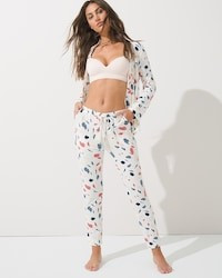Soma Cool Nights Tassel Ankle Pajama Pants | Soma Intimates