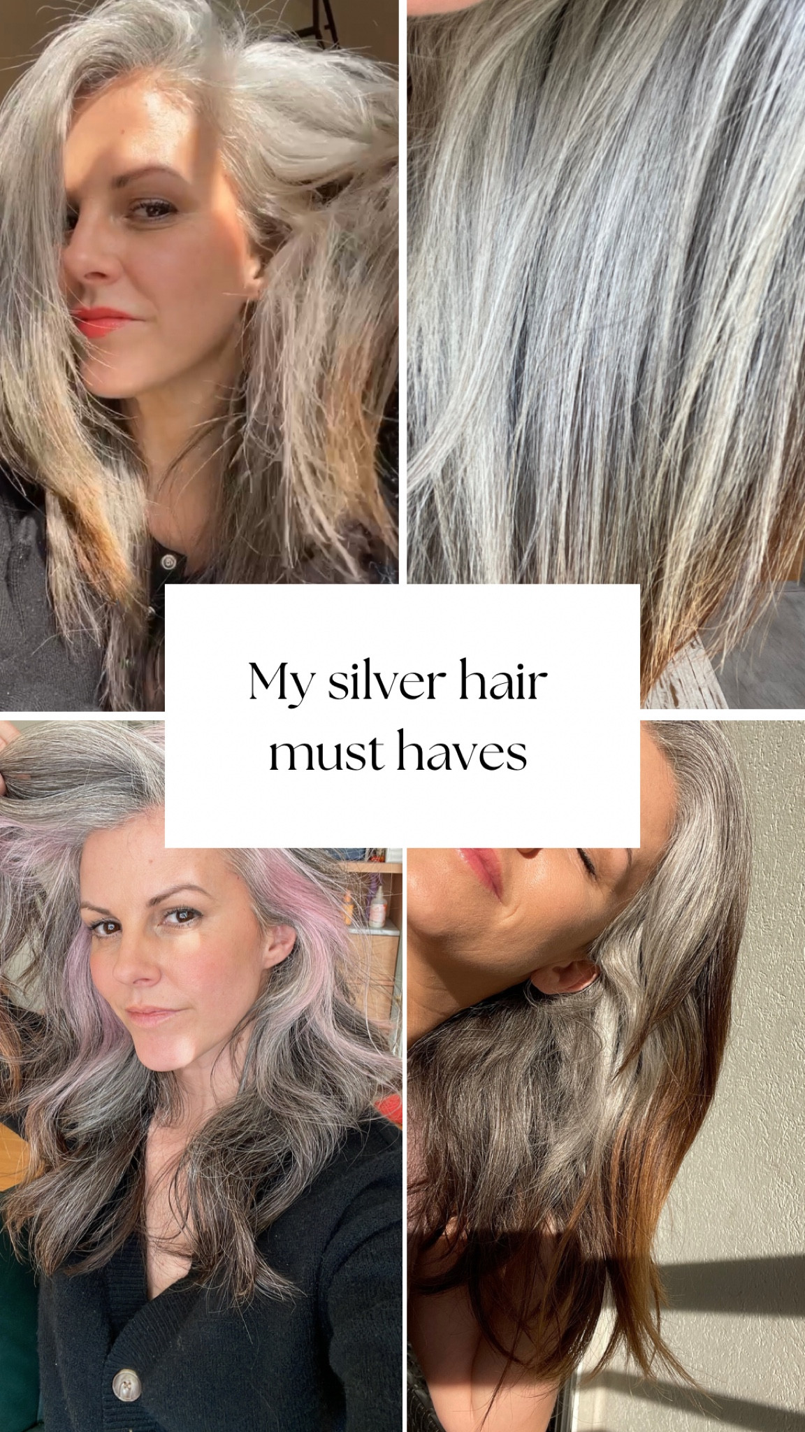 Silver hair must haves for texture and shine 

#LTKFind #LTKbeauty #LTKstyletip