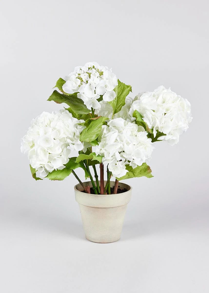 Artificial Hydrangea Potted Flowers - 22 | Afloral