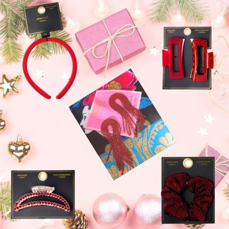 Holiday Hair and Earring Guide in Ruby Red! 

#LTKSeasonal #LTKHoliday