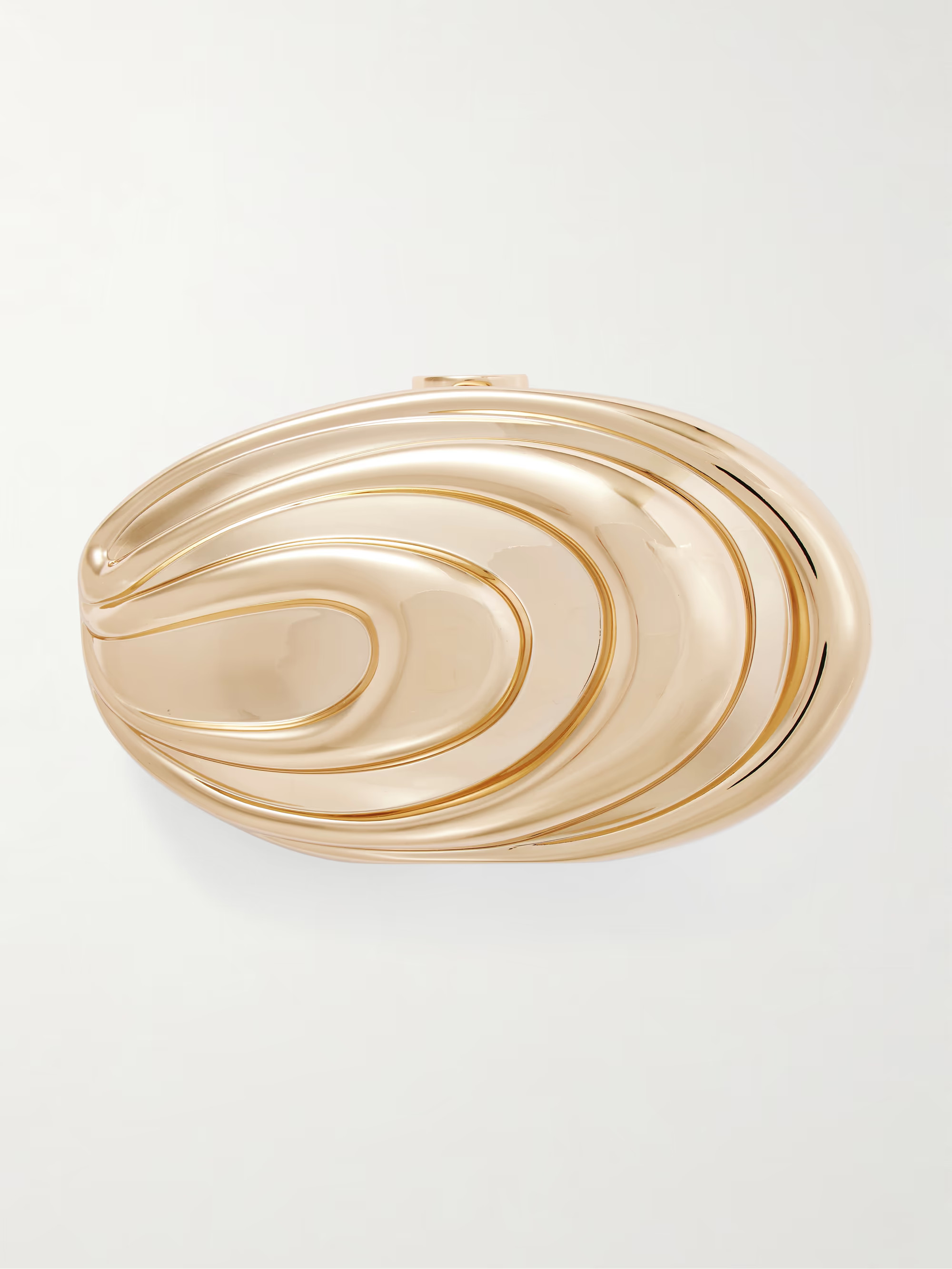 Inez gold-tone clutch - gold - One Size | NET-A-PORTER (US)