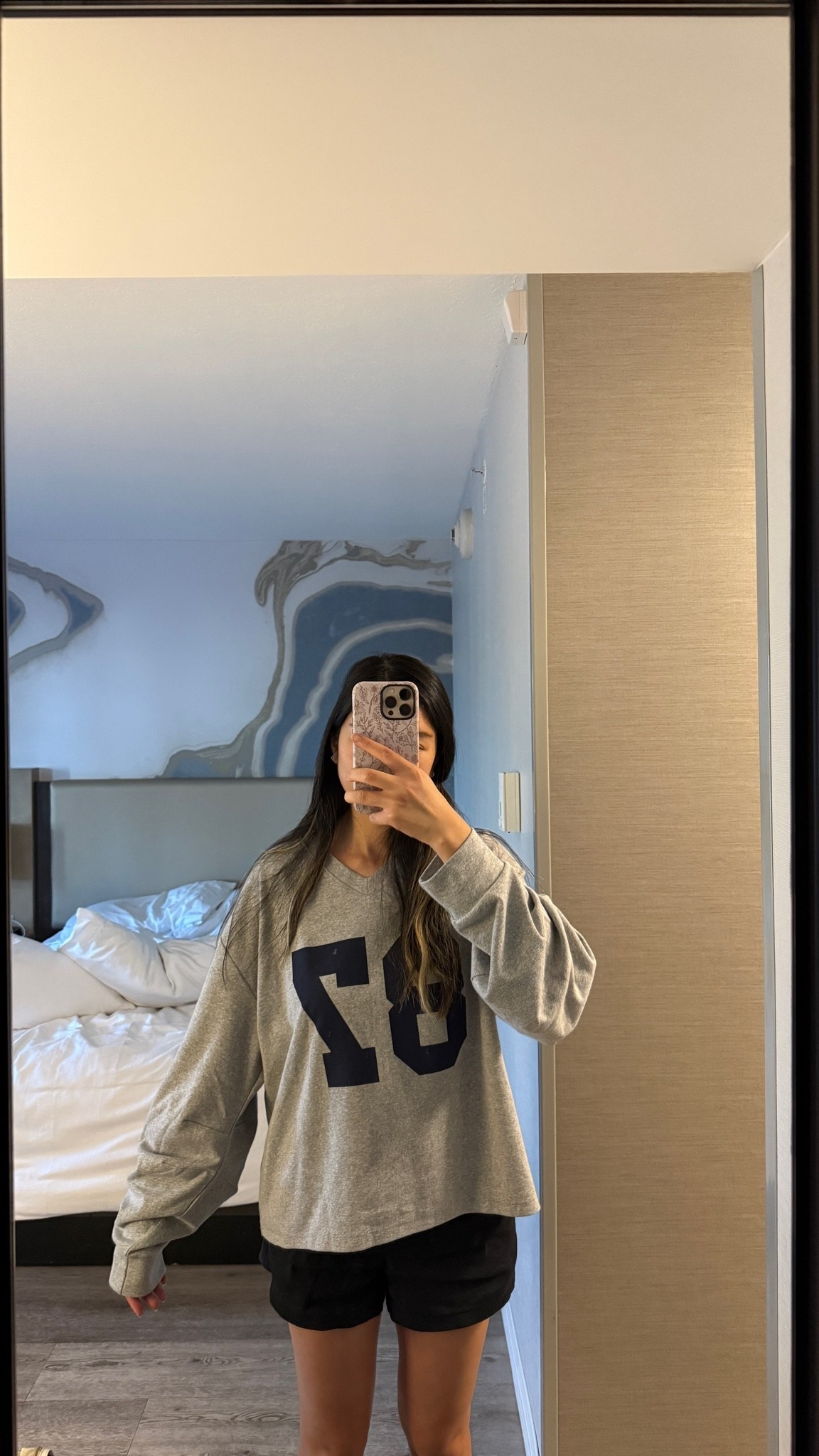 comfy fits >> i love this new sweater from @OAK + FORT - and with the comfiest elastic band shorts for summer! #oakandfort #ootd #momfit #ad

#LTKootd #LTKmomlife #LTKKids